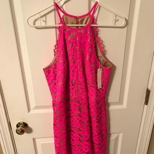 Trina Turk Parry dress in Fuschia